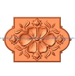 Wood carving pattern A00006 5 file stl free vector art 3d model download for CNC