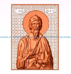 Apostle Andrew the First-Called file STL for Artcam and Aspire jdpaint free vector art 3d model download for CNC