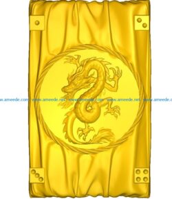 Backgammon Dragon 2 file free vector art 3d model download for CNC