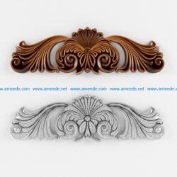 Carving pattern A000371 file fbx free vector art 3d model download for CNC