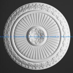 Circular pattern A000297 file max or obj free vector art 3d model download for CNC