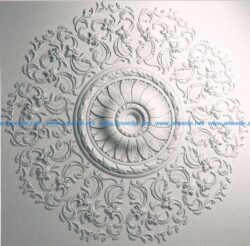 Circular pattern A000310 file max or obj free vector art 3d model download for CNC