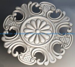 Circular pattern A000314 file max or obj free vector art 3d model download for CNC