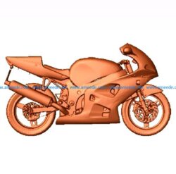 Suzuki motorcycle file STL for Artcam and Aspire jdpaint free vector art 3d model download for CNC