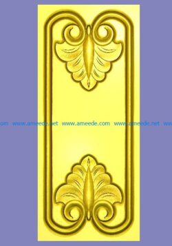 Template door design A000223 file stl free vector art 3d model download for CNC