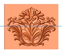 Wood carving pattern A000116 file 3dClip free vector art 3d model download for CNC