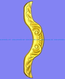 Wood carving pattern A000228 file stl free vector art 3d model download for CNC