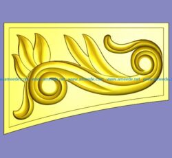 Wood carving pattern A000233 file stl free vector art 3d model download for CNC
