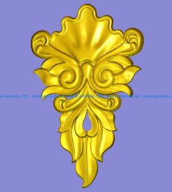 Wood carving pattern A000248 file stl free vector art 3d model download for CNC