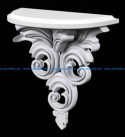carving pattern A000306 file max or obj free vector art 3d model download for CNC