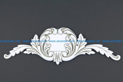 carving pattern A000322 file max or obj free vector art 3d model download for CNC