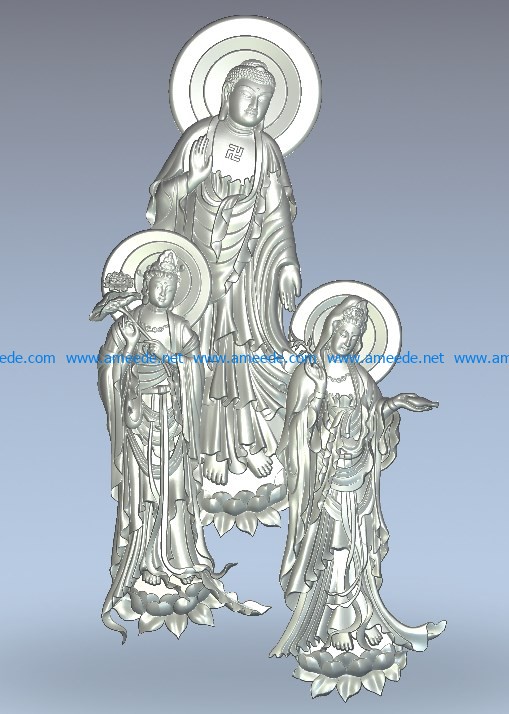 Buddha wood carving file stl for Artcam and Aspire jdpaint free vector art 3d model download for CNC