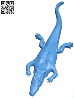Crocodile file STL for Artcam and Aspire free vector art 3d model download for CNC