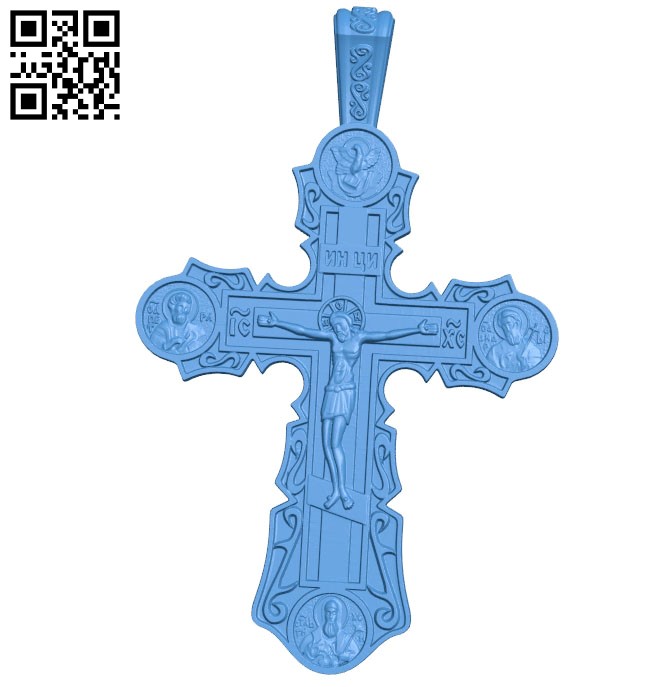 Cross with file STL for Artcam and Aspire free vector art 3d model download for CNC