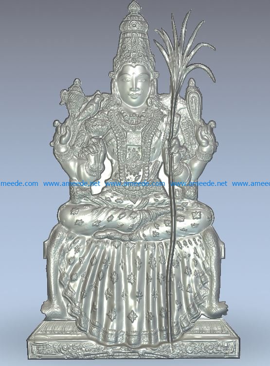 Komachi aman wood carving file stl for Artcam and Aspire jdpaint free vector art 3d model download for CNC