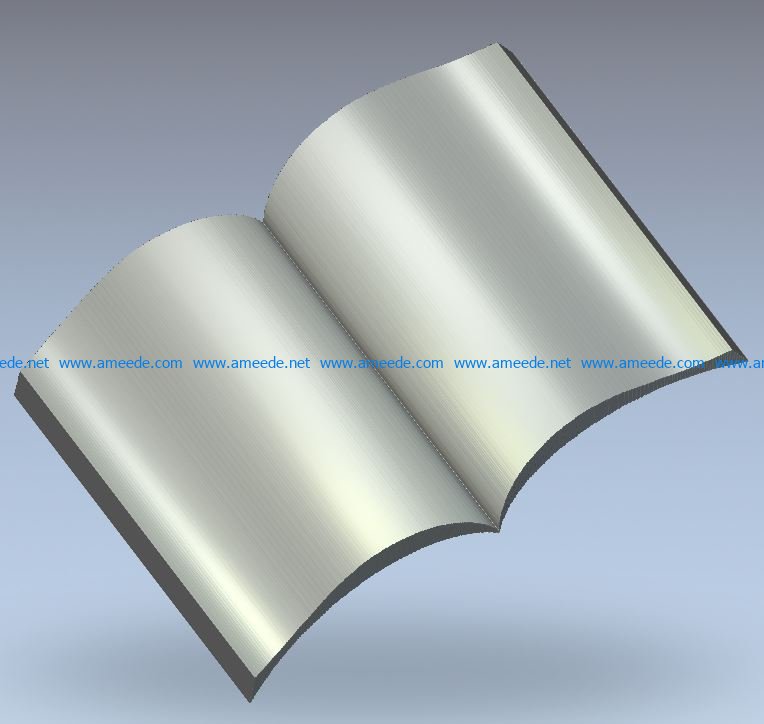 Notebook wood carving file stl for Artcam and Aspire jdpaint free vector art 3d model download for CNC