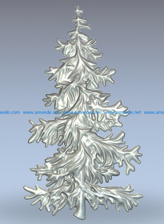 Spruce wood carving file stl for Artcam and Aspire jdpaint free vector art 3d model download for CNC