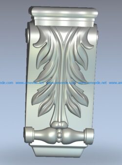 Capital wavy pattern wood carving file stl for Artcam and Aspire jdpaint free vector art 3d model download for CNC