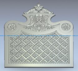 Chrysanthemum pattern bed frame pattern wood carving file stl for Artcam and Aspire jdpaint free vector art 3d model download for CNC