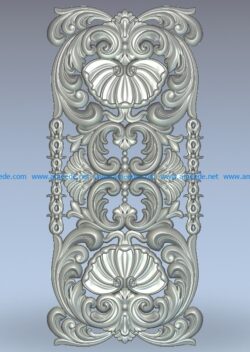 Decorative composition wood carving file stl for Artcam and Aspire jdpaint free vector art 3d model download for CNC