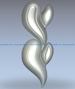Desert cactus pattern wood carving file stl for Artcam and Aspire jdpaint free vector art 3d model download for CNC