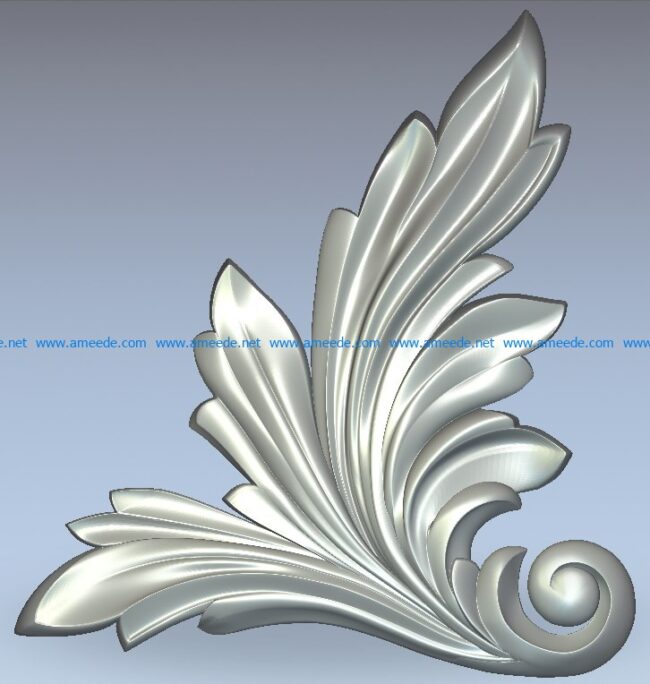 Detailed pattern shaped tidbits wood carving file stl for Artcam and Aspire jdpaint free vector art 3d model download for CNC