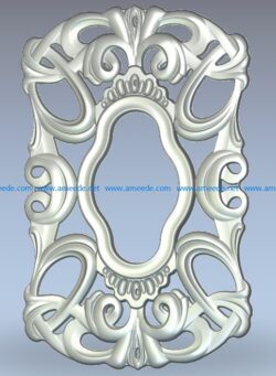 Figarey decoration element wood carving file stl for Artcam and Aspire jdpaint free vector art 3d model download for CNC