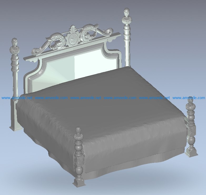Full bed not yet taken wood carving file stl for Artcam and Aspire jdpaint free vector art 3d model download for CNC