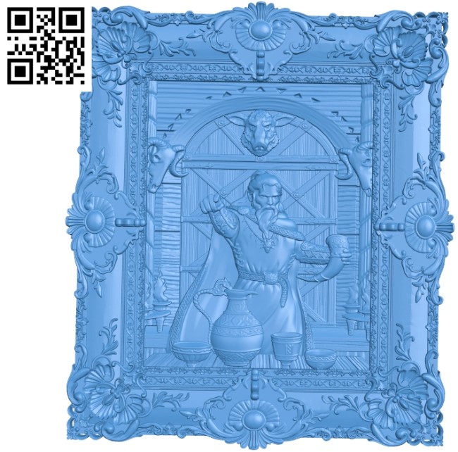 Pano Loki wood carving file stl for Artcam and Aspire jdpaint free vector art 3d model download for CNC