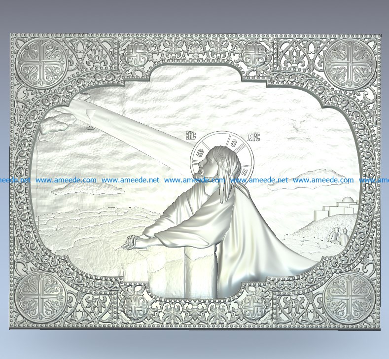 Prayer for the cup wood carving file stl for Artcam and Aspire jdpaint free vector art 3d model download for CNC
