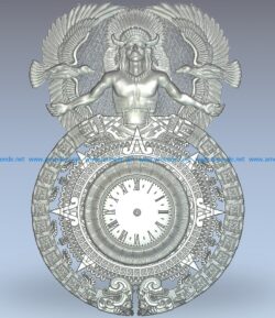 The priest’s clock has a pattern wood carving file stl for Artcam and Aspire jdpaint free vector art 3d model download for CNC