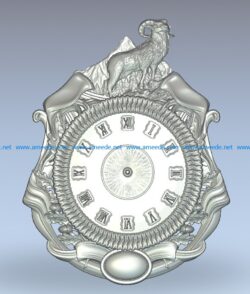 The watch has a goat wood carving file stl for Artcam and Aspire jdpaint free vector art 3d model download for CNC