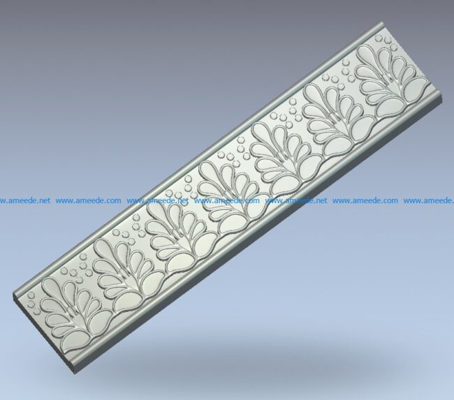 Unique pattern strips wood carving file stl for Artcam and Aspire jdpaint free vector art 3d model download for CNC
