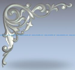 Vines pattern at interwoven angle wood carving file stl for Artcam and Aspire jdpaint free vector art 3d model download for CNC