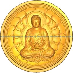 Buddhism Buddha A002556 wood carving file stl for Artcam and Aspire jdpaint free vector art 3d model download for CNC