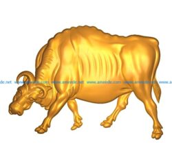 Cows A002575 wood carving file stl for Artcam and Aspire jdpaint free vector art 3d model download for CNC
