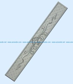Pattern A002185 wood carving file stl for Artcam and Aspire jdpaint free vector art 3d model download for CNC