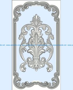 Pattern flowers A002264 wood carving file stl for Artcam and Aspire jdpaint free vector art 3d model download for CNC