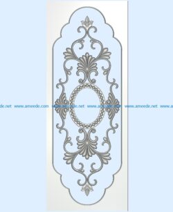 Pattern flowers A002271 wood carving file stl for Artcam and Aspire jdpaint free vector art 3d model download for CNC