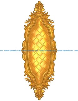 Pattern flowers A002416 wood carving file stl for Artcam and Aspire jdpaint free vector art 3d model download for CNC