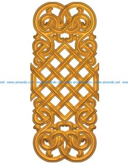 Pattern flowers A002589 wood carving file stl for Artcam and Aspire jdpaint free vector art 3d model download for CNC