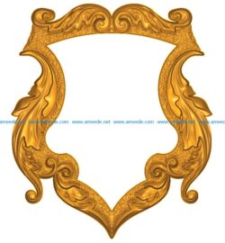 Room number plate frame A002504 wood carving file stl for Artcam and Aspire jdpaint free vector art 3d model download for CNC