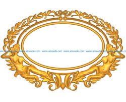 Room number plate frame A002517 wood carving file stl for Artcam and Aspire jdpaint free vector art 3d model download for CNC