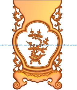 Table and chair pattern A002361 wood carving file stl for Artcam and Aspire jdpaint free vector art 3d model download for CNC