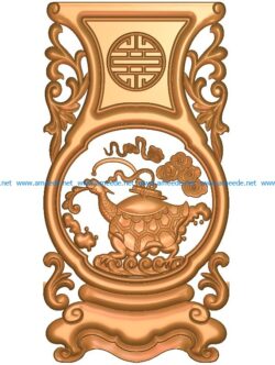 Table and chair pattern turtle A002671 wood carving file stl for Artcam and Aspire jdpaint free vector art 3d model download for CNC