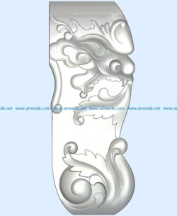 Table legs and chairs A002327 wood carving file stl for Artcam and Aspire jdpaint free vector art 3d model download for CNC