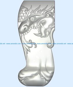 Table legs and chairs A002330 wood carving file stl for Artcam and Aspire jdpaint free vector art 3d model download for CNC