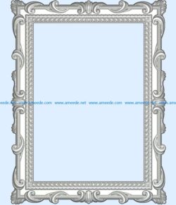 Template frame design A002263 file free vector art 3d model download for CNC