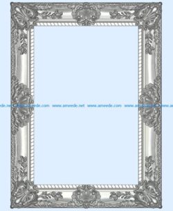 Template frame design A002272 file free vector art 3d model download for CNC