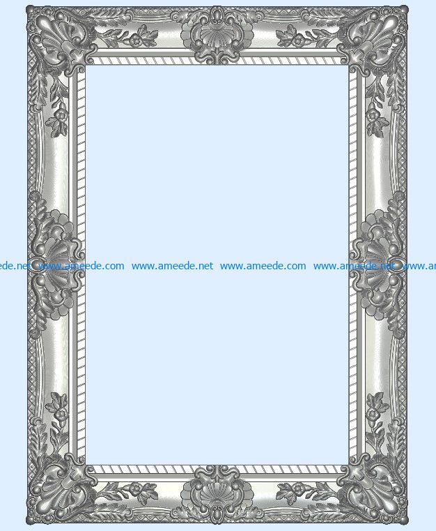 Template Frame Design A002272 File Free Vector Art 3d Model Download For Cnc Download Free Stl Files